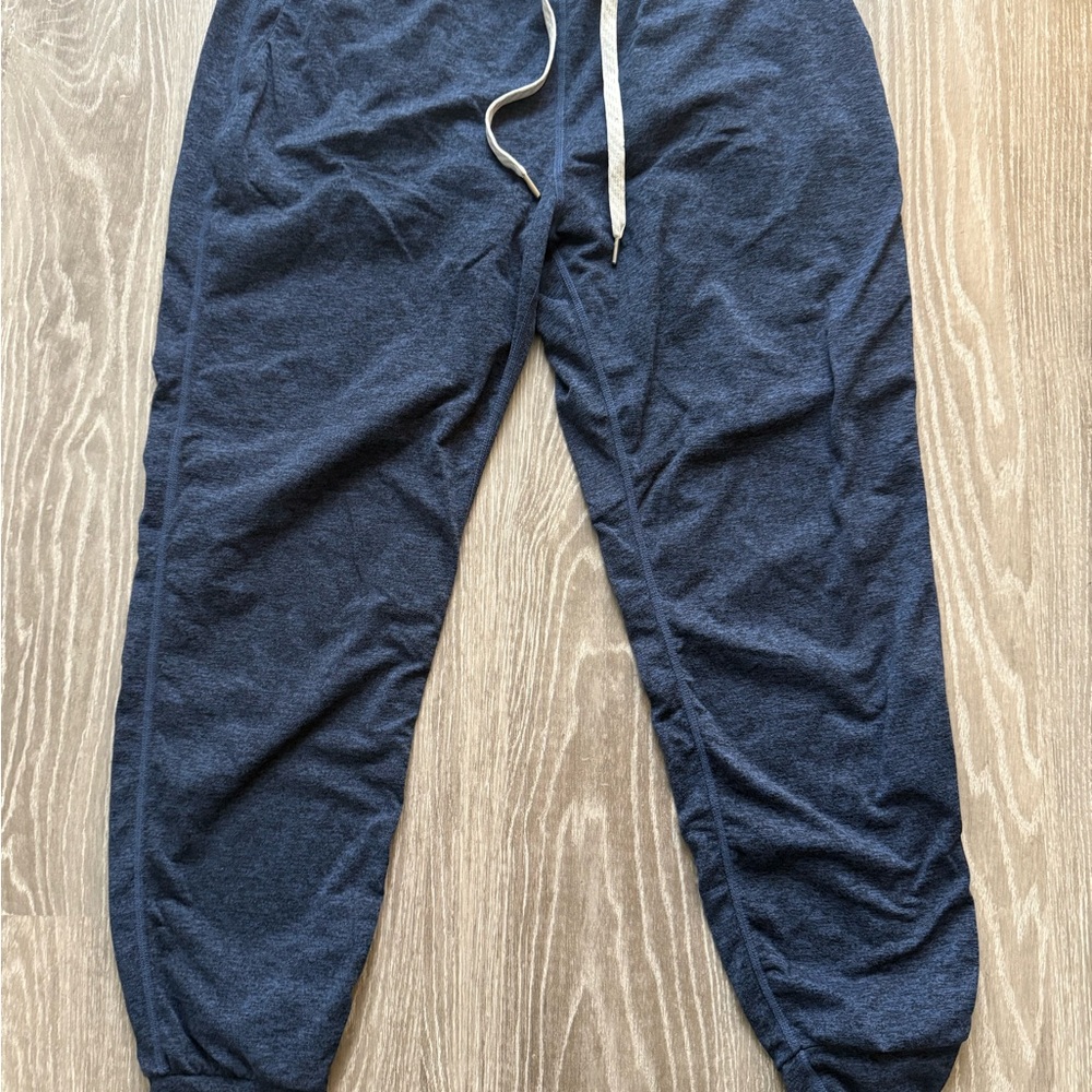 Vuori Heathered Navy Performance Joggers